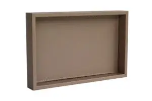 Küçük Boy Camel Renk Suni Deri Tepsi