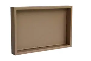 Orta Boy Camel Renk Suni Deri Tepsi