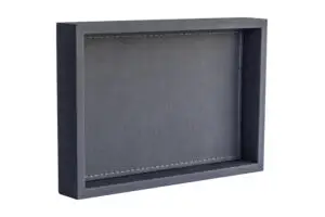 Küçük Boy Antrasit Renk Suni Deri Tepsi