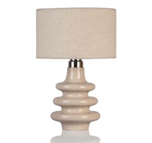 Sydney Vanilia Seramik Abajur – Keten Başlık