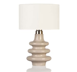 Sydney Vanilia Seramik Abajur – Krem Başlık